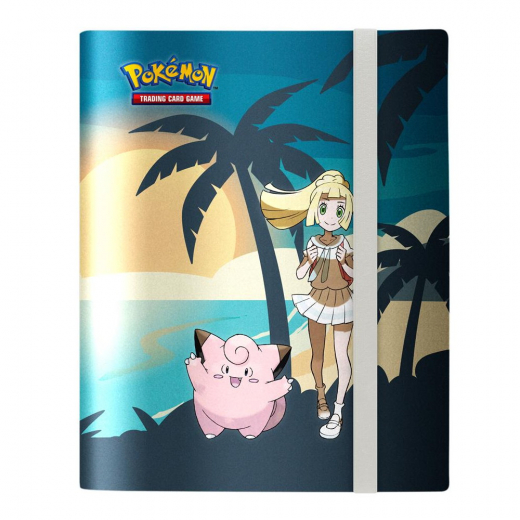 Pokémon TCG: 9-Pocket Pro Binder - Lillie and Clefairy i gruppen SELSKABSSPIL / Tilbehør / Opbevaring hos Spelexperten (ULT16759)