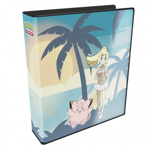 Pokémon TCG: 3-Ring Pärm - Lillie and Clefairy i gruppen SELSKABSSPIL / Tilbehør / Opbevaring hos Spelexperten (ULT16763)