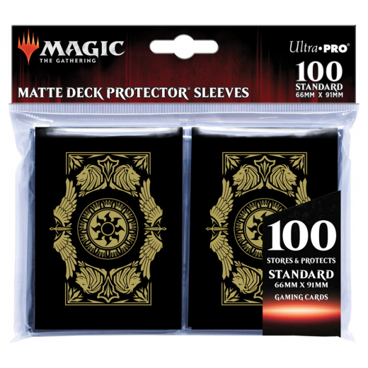 Magic Deck Protector Sleeves 64 x 89 mm - Mana 7 Plains i gruppen SELSKABSSPIL / Tilbehør / Sleeves hos Spelexperten (ULT19243)