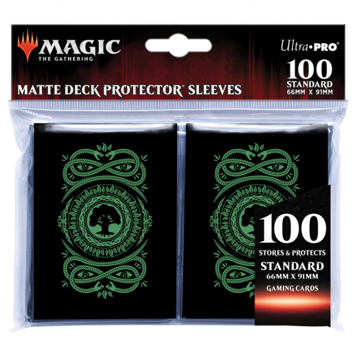 Magic Deck Protector Sleeves 64 x 89 mm - Mana 7 Forest i gruppen SELSKABSSPIL / Tilbehør / Sleeves hos Spelexperten (ULT19247)
