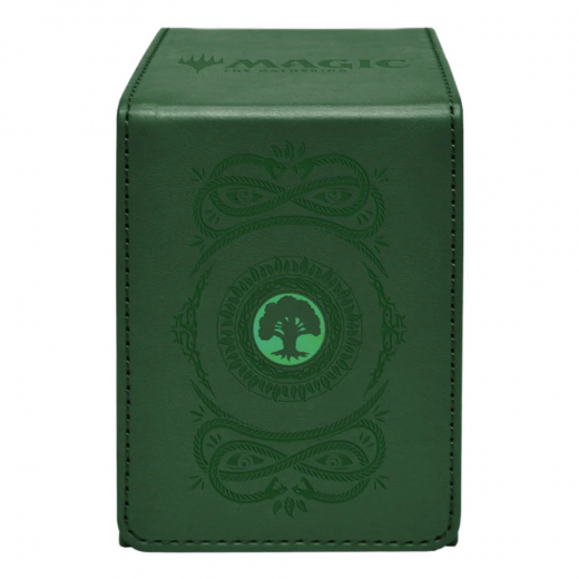 Magic: The Gathering - Alcove Flip Deck Box - Mana 7 Forest i gruppen SELSKABSSPIL / Tilbehør / Opbevaring hos Spelexperten (ULT19259)