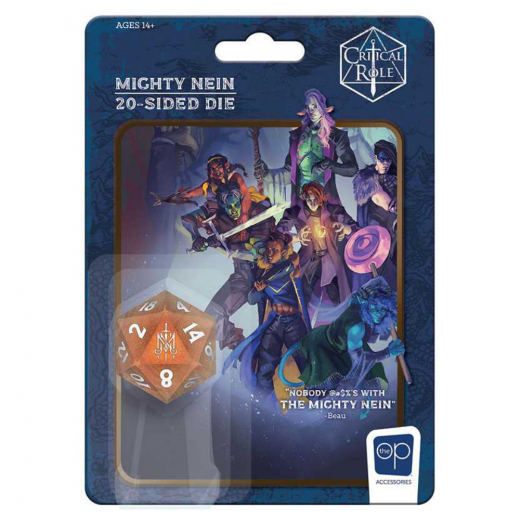 Critical Role: Mighty Nein 20-Sided Die i gruppen SELSKABSSPIL / Tilbehør / Terninger & tilbehør hos Spelexperten (USAACL139516)