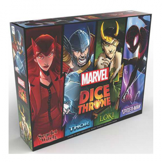 Marvel Dice Throne: Scarlet Witch - Thor - Loki - Spider-Man i gruppen SELSKABSSPIL / Strategispil hos Spelexperten (USADT011754)