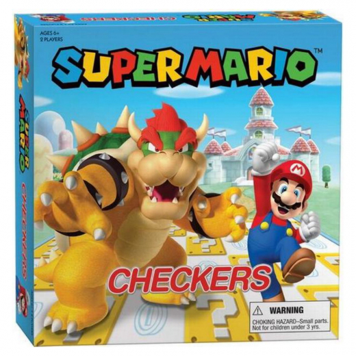 Super Mario Damspil (EN) i gruppen SELSKABSSPIL / Klassiske hos Spelexperten (USCK005637)