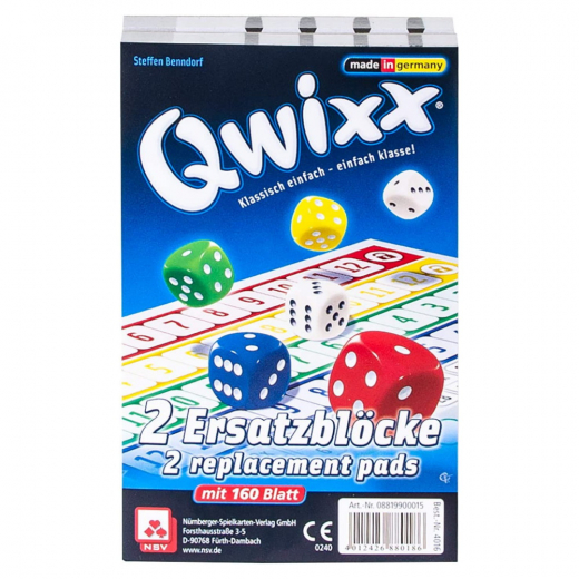 Qwixx Extra Blokke i gruppen SELSKABSSPIL / Tilbehør / Andet hos Spelexperten (VEN8018)