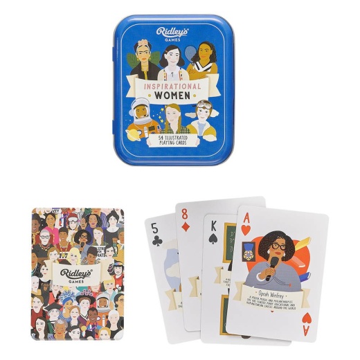 Inspirational Women Playing Cards i gruppen SELSKABSSPIL / Kortspil hos Spelexperten (WAWGME050)