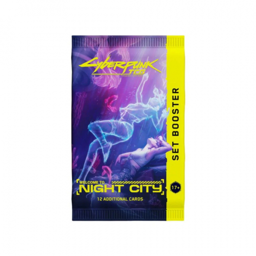 Cyberpunk TCG: Welcome to Night City Booster Pack i gruppen SELSKABSSPIL / Kortspil hos Spelexperten (WCI1019-BOS)