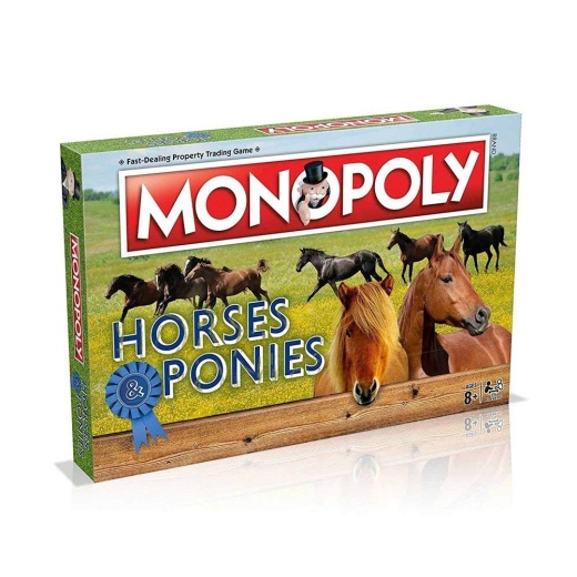 Monopoly - Horses And Ponies i gruppen SELSKABSSPIL / Familiespil hos Spelexperten (WIN0165)