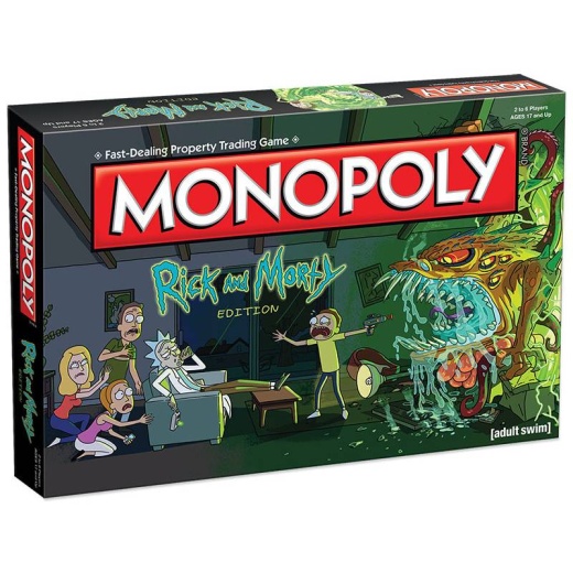 Monopoly: Rick and Morty i gruppen SELSKABSSPIL / Familiespil hos Spelexperten (WIN02701)