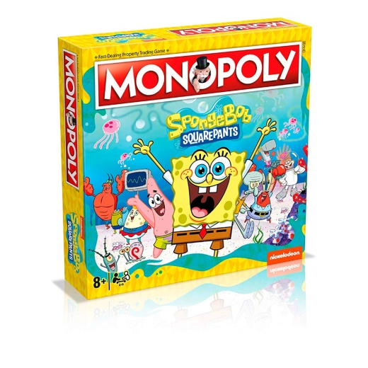 Monopoly - Spongebob Squarepants i gruppen SELSKABSSPIL / Familiespil hos Spelexperten (WIN0401)