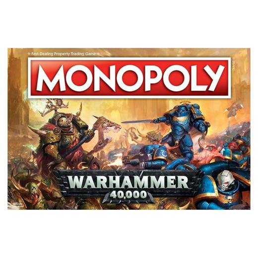 Monopoly: Warhammer 40,000 i gruppen SELSKABSSPIL / Familiespil hos Spelexperten (WIN35484)