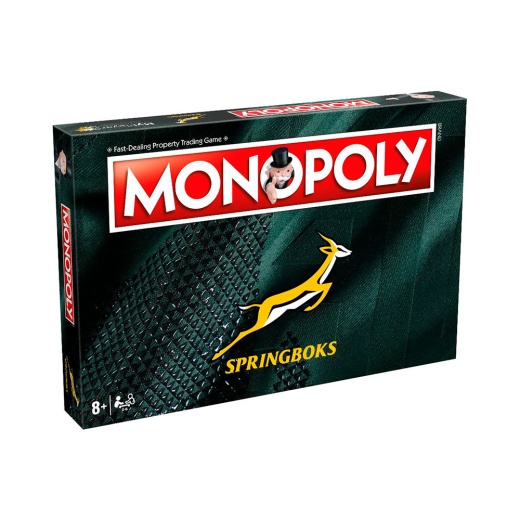 Monopoly - Springboks i gruppen SELSKABSSPIL / Familiespil hos Spelexperten (WIN3551)