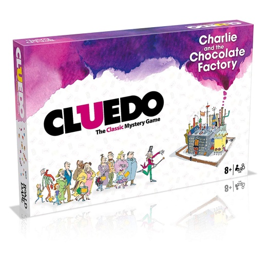 Cluedo - Charlie and the Chocolate Factory i gruppen SELSKABSSPIL / Familiespil hos Spelexperten (WIN3581)
