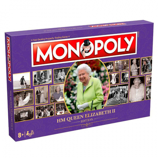 Monopoly -  Queen Elizabeth II Edition i gruppen SELSKABSSPIL / Familiespil hos Spelexperten (WIN4218)