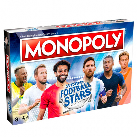 Monopoly - World Football Stars i gruppen SELSKABSSPIL / Familiespil hos Spelexperten (WIN4585)