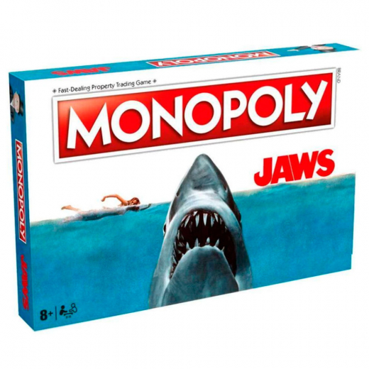 Monopoly - Jaws i gruppen SELSKABSSPIL / Familiespil hos Spelexperten (WIN4605)