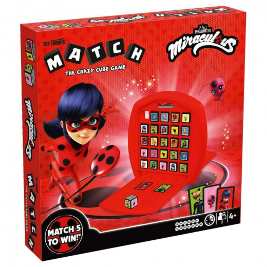 Top Trumps Match - Miraculous i gruppen SELSKABSSPIL / Familiespil hos Spelexperten (WM00620)