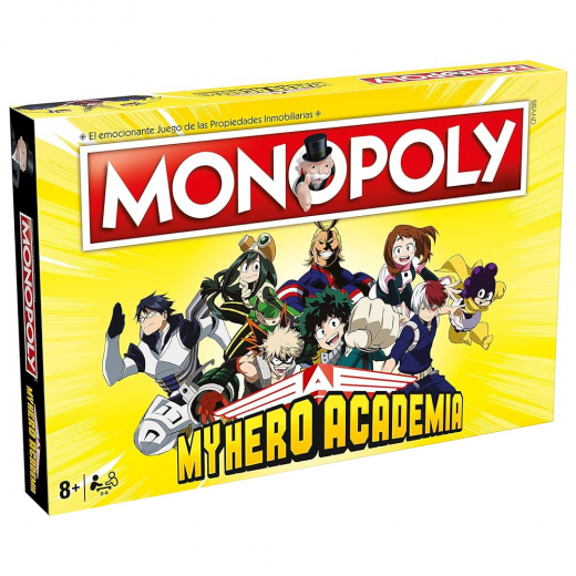 Monopoly - My Hero Academia i gruppen SELSKABSSPIL / Familiespil hos Spelexperten (WM00826)