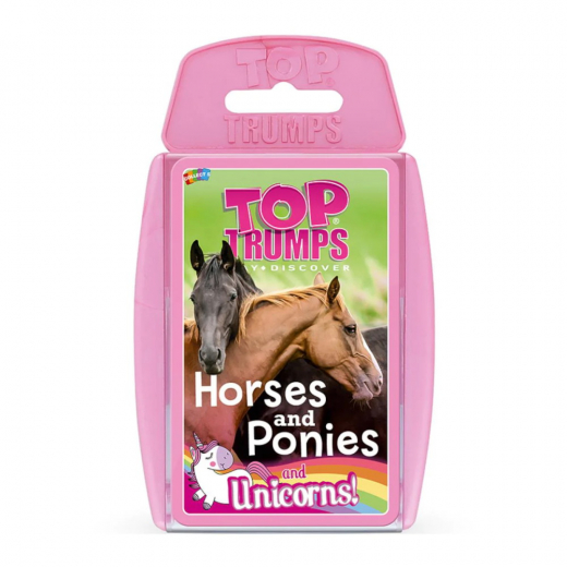 Top Trumps - Horses and Ponies and Unicorns i gruppen SELSKABSSPIL / Kortspil hos Spelexperten (WM01590)