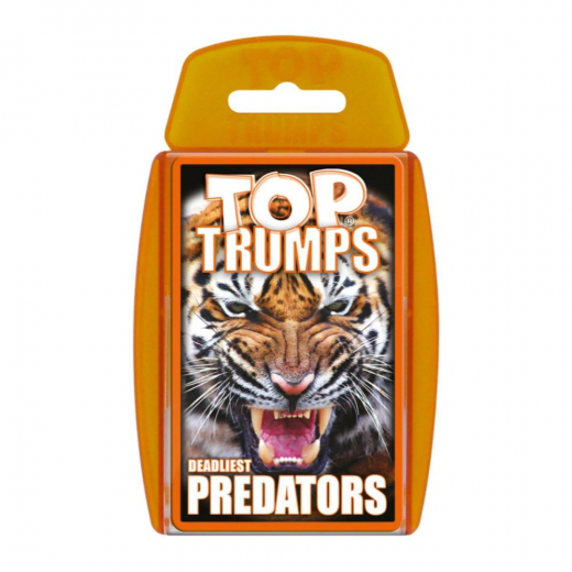 Top Trumps - Deadliest Predators i gruppen SELSKABSSPIL / Kortspil hos Spelexperten (WM01593)