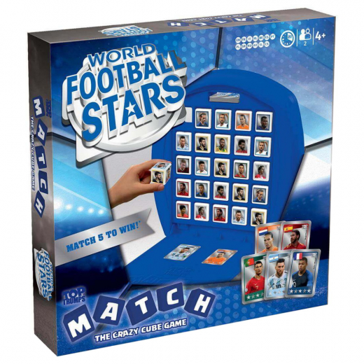 Top Trumps Match - World Football Stars i gruppen SELSKABSSPIL / Familiespil hos Spelexperten (WM01942)