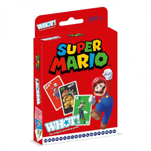 WHOT! Super Mario i gruppen SELSKABSSPIL / Kortspil hos Spelexperten (WM02857)