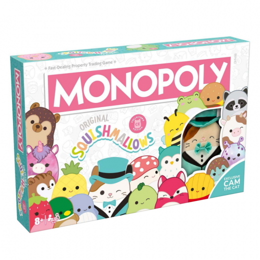 Monopoly - Squishmallows i gruppen SELSKABSSPIL / Familiespil hos Spelexperten (WM04179-EN)