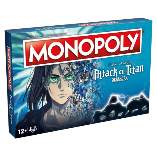 Monopoly - Attack on Titan: The Final Season i gruppen SELSKABSSPIL / Familiespil hos Spelexperten (WM04214)