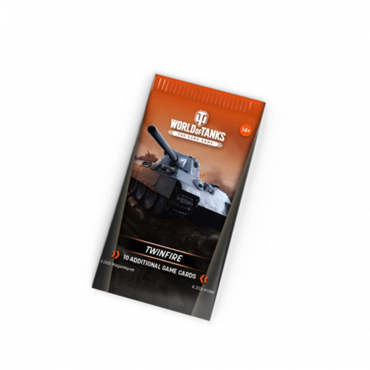 World of Tanks TCG: Twinfire Booster Pack i gruppen SELSKABSSPIL / Kortspil hos Spelexperten (WOT0008-BOS)