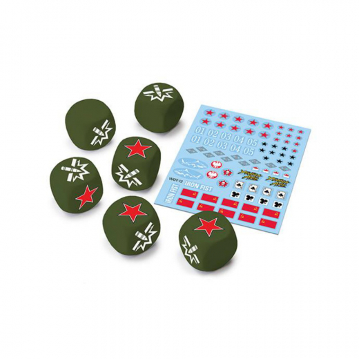 World of Tanks: U.S.S.R. Dice & Decals (Exp.) i gruppen SELSKABSSPIL / Udvidelser hos Spelexperten (WOT12)