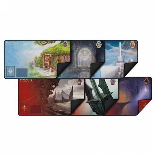 War of the Ring: The Card Game - Deluxe Playmats Complete Set (Exp.) i gruppen SELSKABSSPIL / Tilbehør / Andet hos Spelexperten (WOTR163)