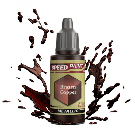 Army Painter: Speedpaint 2.0 Metallic - Brazen Copper i gruppen SELSKABSSPIL / Tilbehør / Andet hos Spelexperten (WP2073)