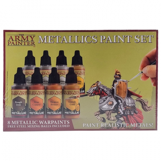 Army Painter: Metallics Paint Set i gruppen SELSKABSSPIL / Tilbehør / Andet hos Spelexperten (WP8043)