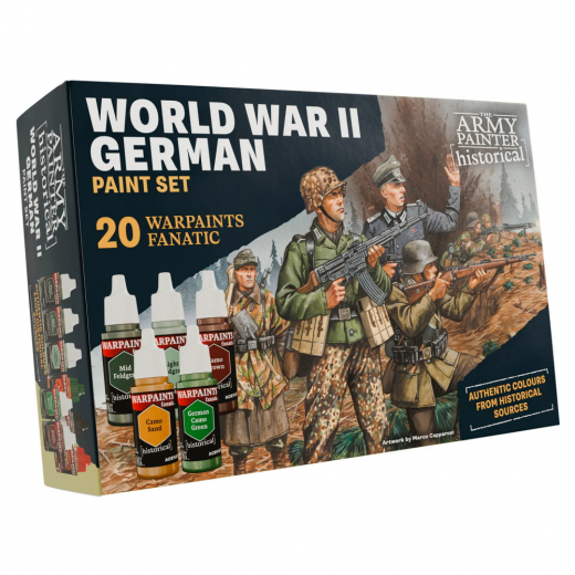 Army Painter: Historical - World War II German Paint Set i gruppen SELSKABSSPIL / Tilbehør / Andet hos Spelexperten (WP8083)