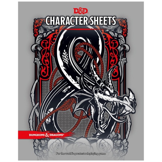 Dungeons & Dragons: Character Sheets i gruppen SELSKABSSPIL / Rollespil / Dungeons & Dragons hos Spelexperten (WTCC3686)