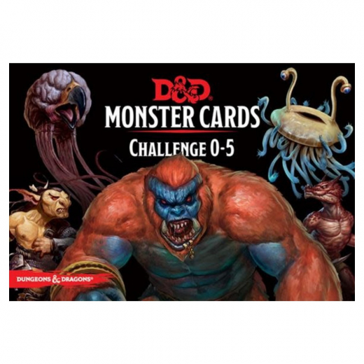 Dungeons & Dragons: Monster Cards - Challenge 0-5 i gruppen SELSKABSSPIL / Rollespil / Dungeons & Dragons hos Spelexperten (WTCC6282)