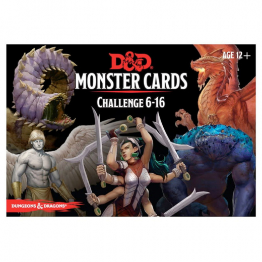 Dungeons & Dragons: Monster Cards - Challenge 6-16 i gruppen SELSKABSSPIL / Rollespil / Dungeons & Dragons hos Spelexperten (WTCC6283)