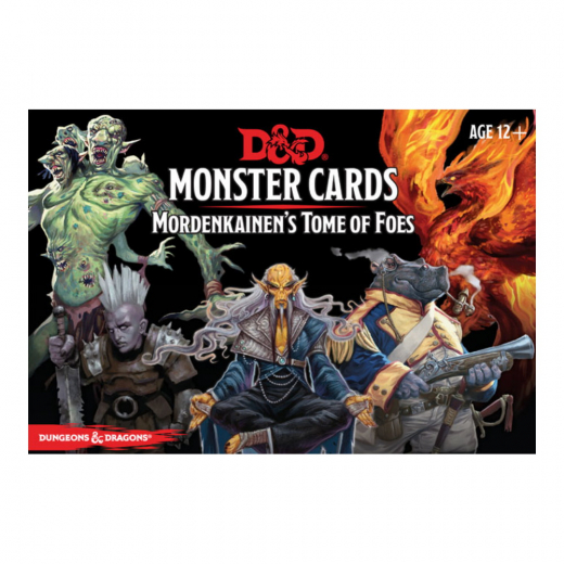 Dungeons & Dragons: Monster Cards - Mordenkainen's Tome of Foes i gruppen SELSKABSSPIL / Rollespil / Dungeons & Dragons hos Spelexperten (WTCC7228)