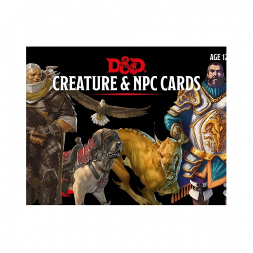 Dungeons & Dragons: Creature & NPC Cards i gruppen SELSKABSSPIL / Rollespil / Dungeons & Dragons hos Spelexperten (WTCC7641)