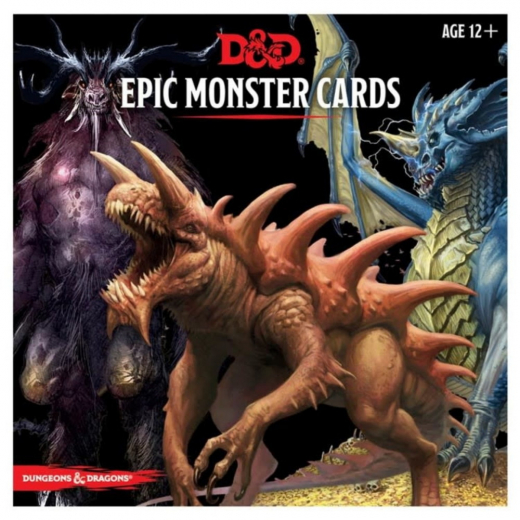 Dungeons & Dragons: Epic Monster Cards i gruppen SELSKABSSPIL / Rollespil / Dungeons & Dragons hos Spelexperten (WTCC7642)