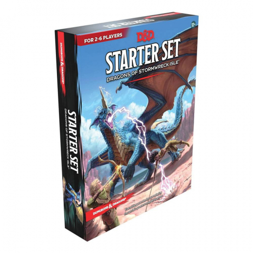 Dungeons & Dragons - Starter Set: Dragons of Stormwreck Isle i gruppen SELSKABSSPIL / Rollespil / Dungeons & Dragons hos Spelexperten (WTCD0995)