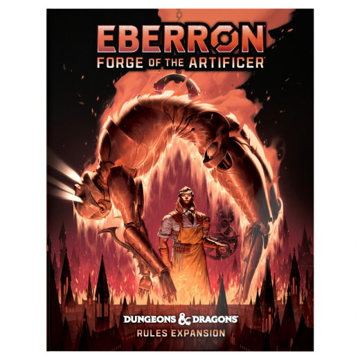 Dungeons & Dragons: Eberron - Forge of the Artificer (Alternate-Art Cover) i gruppen SELSKABSSPIL / Rollespil / Dungeons & Dragons hos Spelexperten (WTCD5146)