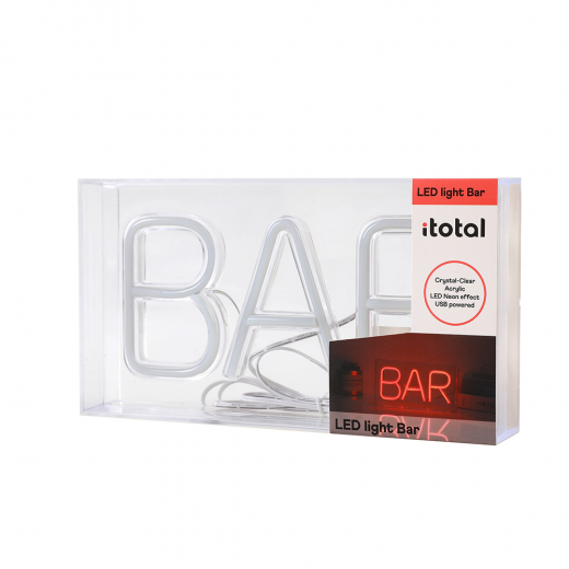 iTotal Neon LED Sign - BAR i gruppen LEGETØJ / Inventar / Lamper / Neon Lamps hos Spelexperten (XL2761)