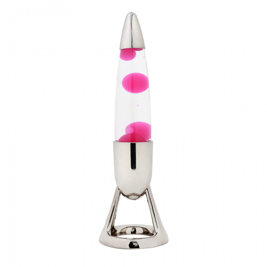 iTotal LED Lava Lamp - Rocket Silver Color Change i gruppen LEGETØJ / Inventar / Lamper / Lava Lamps hos Spelexperten (XL2981)