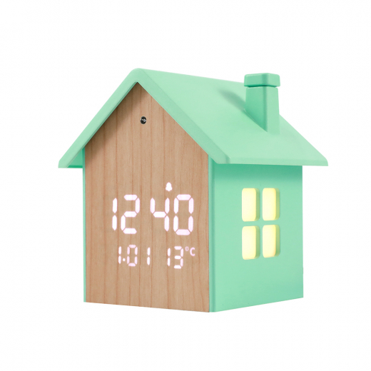 iTotal House Alarm Clock - Pastel Green i gruppen LEGETØJ / Inventar hos Spelexperten (XL2994)