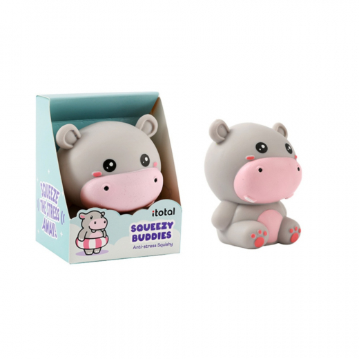 iTotal Squeezy Buddies - Hippo i gruppen LEGETØJ / Fidgets hos Spelexperten (XL3269)