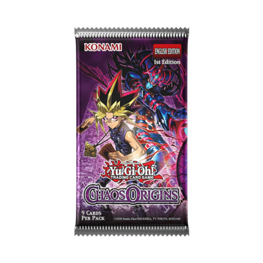 Yu-Gi-Oh! TCG: Chaos Origins Booster Pack i gruppen SELSKABSSPIL / Kortspil hos Spelexperten (YGO-CHOR-EN-BOS)