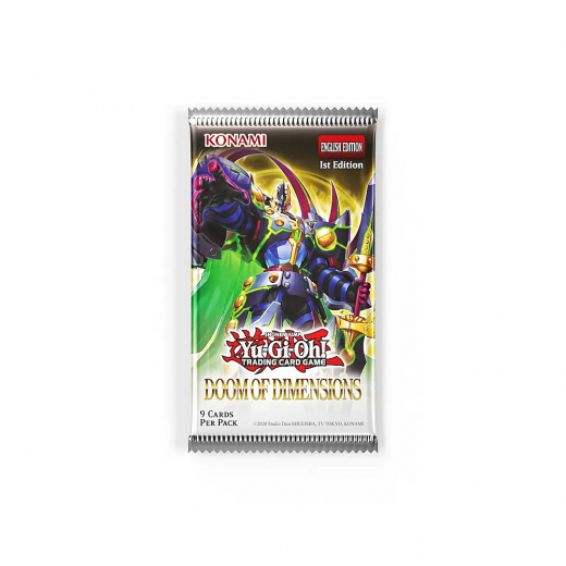 Yu-Gi-Oh! TCG: Doom of Dimensions Booster Pack i gruppen SELSKABSSPIL / Kortspil hos Spelexperten (YGO-DODI-EN-BOS)