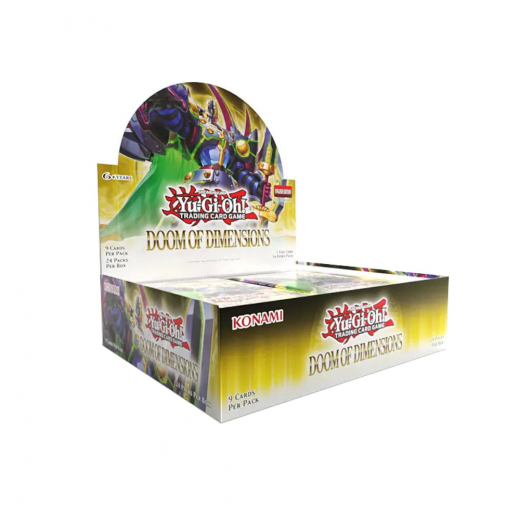 Yu-Gi-Oh! TCG: Doom of Dimensions Booster Display i gruppen SELSKABSSPIL / Kortspil hos Spelexperten (YGO-DODI-EN-DIS)