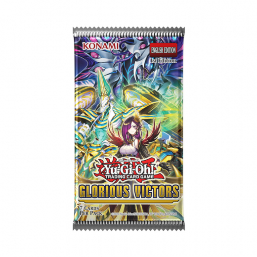 Yu-Gi-Oh! TCG: Glorious Victors Booster Pack i gruppen SELSKABSSPIL / Spilserier / Yu-Gi-Oh! TCG hos Spelexperten (YGO-GLVI-EN-BOS)